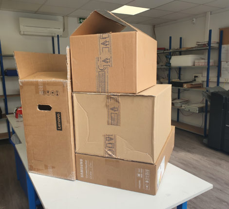 cartons neufs